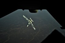 A U.S. Air Force A-10 Thunderbolt II assigned to Kandahar Airfield, Afghanistan
 departs after receiving fuel over Afghanistan from a KC-10 Extender, March 9, 2018. The Thunderbolt can employ a wide variety of conventional munitions in support of ORS. 
 (U.S. Air Force photo by Tech. Sgt. Anthony Nelson Jr.)