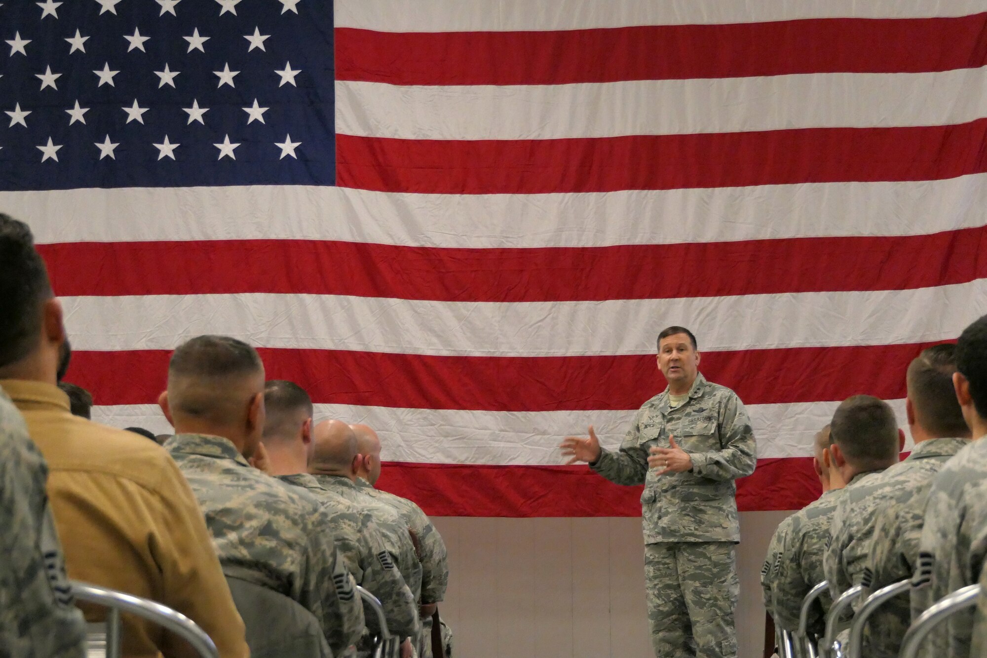 Expeditionary commander visits 521st AMOG's en route squadrons
