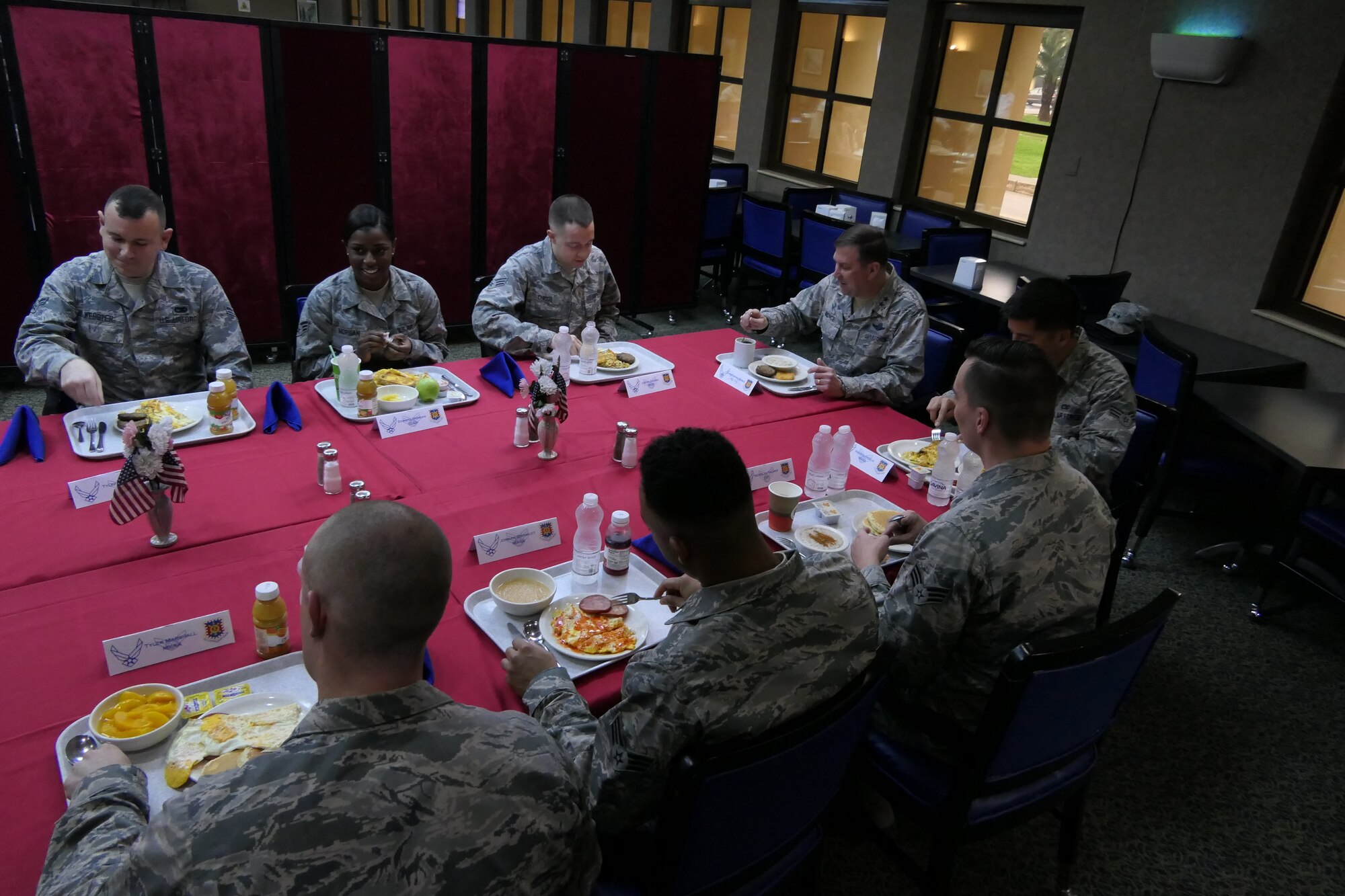 Expeditionary commander visits 521st AMOG's en route squadrons