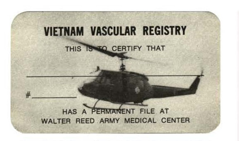 Army Spc. John Fogle recovers at the 249th General Hospital at Camp Drake, Japan, in 1969 from wounds he received in Vietnam. Thanks to the Vietnam Vascular Registry, developed by Dr. Norm Rich of the Uniformed Services University of the Health Sciences, Fogle was recently able to track down the name of the doctors who helped save his life. Photo courtesy of John Fogle