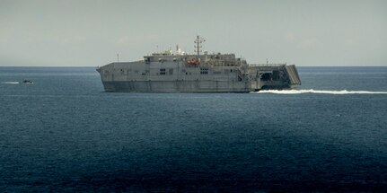 USNS Spearhead at sea.