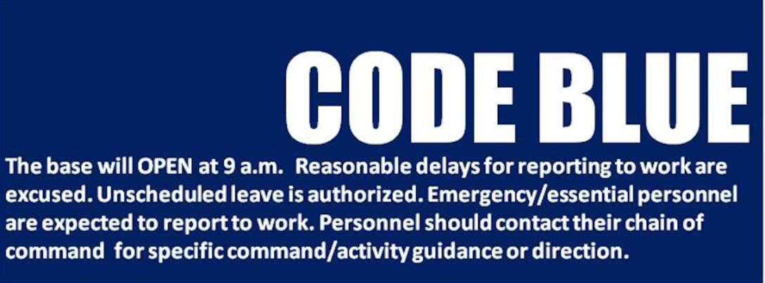 The base will open at 9 a.m.