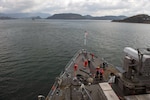 USS Ashland Departs Sasebo for Final Readiness Drills, Regional Patrol