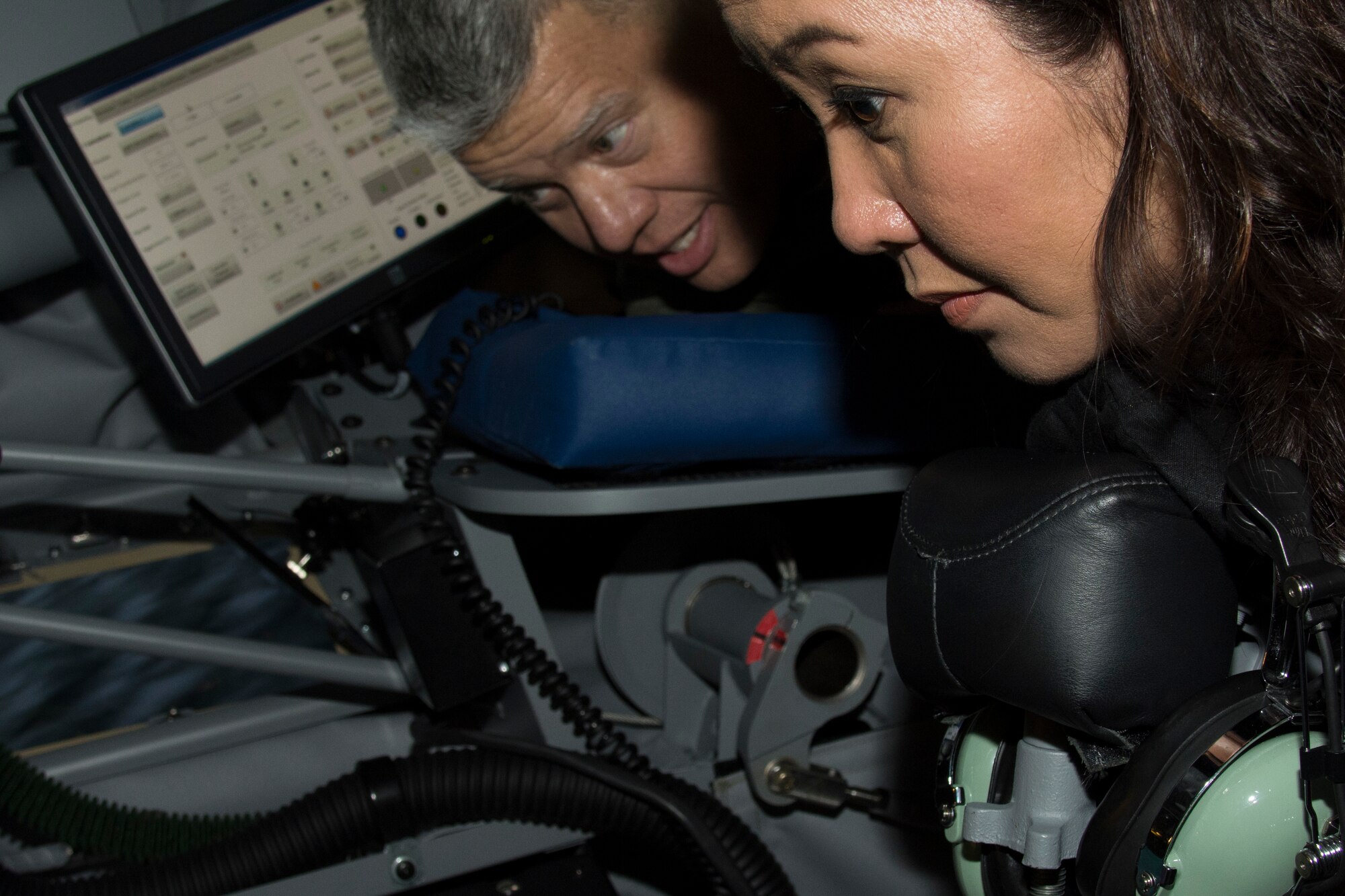 The ESGR event, which included employers from the islands of Hawaii and Oahu and was hosted by the 154th Wing of the HIANG, included a presentation about the Guard and Reserve and tours of a static display and flight simulators for the KC-135 Stratotanker aircraft, and was used to promote cooperation and understanding between Reserve Component Service members and their civilian employers.