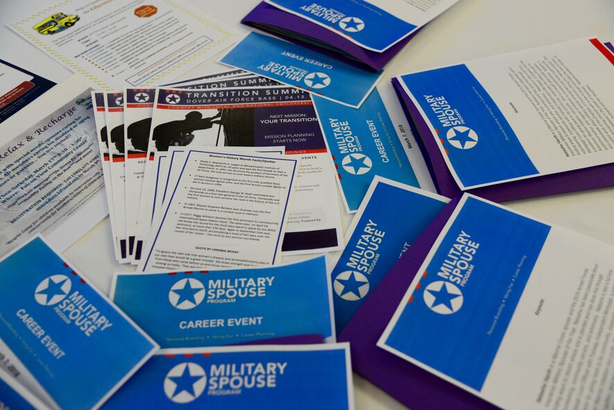 Team Dover hosted the second annual Spouse Symposium employment education event March 7, 2018, at Dover Air Force Base, Del. The full-day event was open to all active duty and reserve spouses seeking gainful employment. (U.S. Air Force photo by Staff Sgt. Aaron J. Jenne)