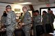 Goodfellow Air Force Base service members have lunch before participating in a speed mentoring program hosted by the 17th Force Support Squadron at the Airman and Family Readiness Center at Goodfellow Air Force Base, Texas, March 12, 2018. The event served as a kickoff for other events scheduled throughout the month for Women’s History Month. (U.S. Air Force photo by Airman 1st Class Seraiah Hines/Released)