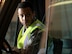 U.S. Air Force Airman 1st Class Daniel Johnson, 100th Logistics Readiness Squadron traffic management officer, checks to make sure the area is clear before reversing his forklift during a cargo deployment function at RAF Mildenhall, England, March 9, 2018. The CDF involved moving almost 10,000 pounds of equipment to Camp Lemonier, Djibouti. (U.S. Air Force photo by Airman 1st Class Benjamin Cooper)