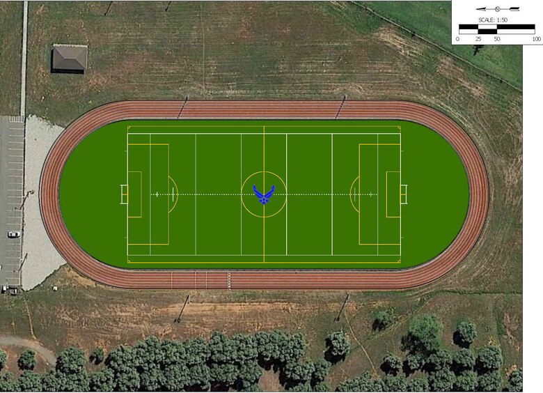 Renovations on the new multipurpose field began March 12, 2018.