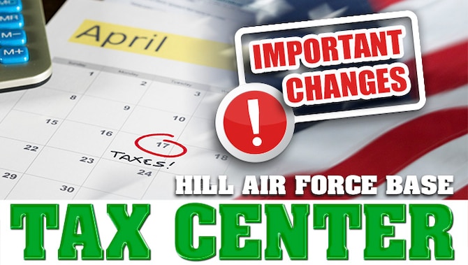 Tax Center important changes (U.S. Air Force graphic by David Perry)