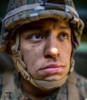 U.S. Marine Corps Pfc. Juan Rodriguez, a Rifleman with Alpha Company, 1st Battalion, 4th Marines, waits inside of an Amphibious Assault Vehicle during exercise Iron Fist 2018, Jan. 26.