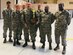 U.S. Airmen assigned to the 20th Aircraft Maintenance Squadron, 55th Aircraft Maintenance Unit, hold the Outstanding Maintenance Unit award, also known as the “Commander’s Cup,” at the conclusion of Exercise Red Flag 18-1 at Nellis Air Force Base, Nevada.