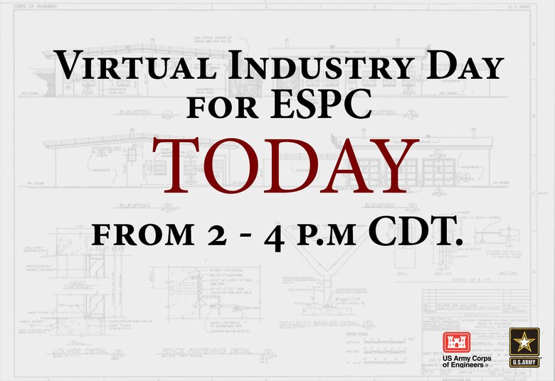 Virtual Industry Day for ESPC TODAY from 2 - 4 p.m.