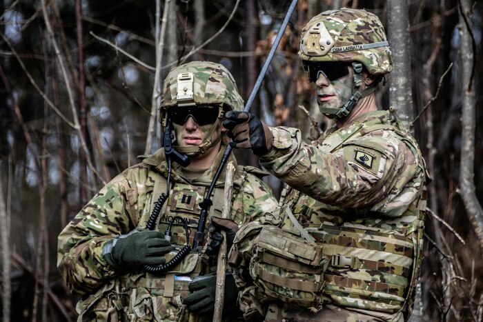 Troops make decision about placement of equipment