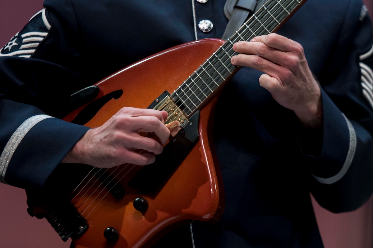 Plucking strings