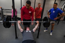 Team Minot Airmen competed in the fourth annual Winter Games at the McAdoo Fitness Center at Minot Air Force Base, N.D. The Winter Games consisted of several events, including volleyball, soccer, a bench press competition and a three-point shootout contest.