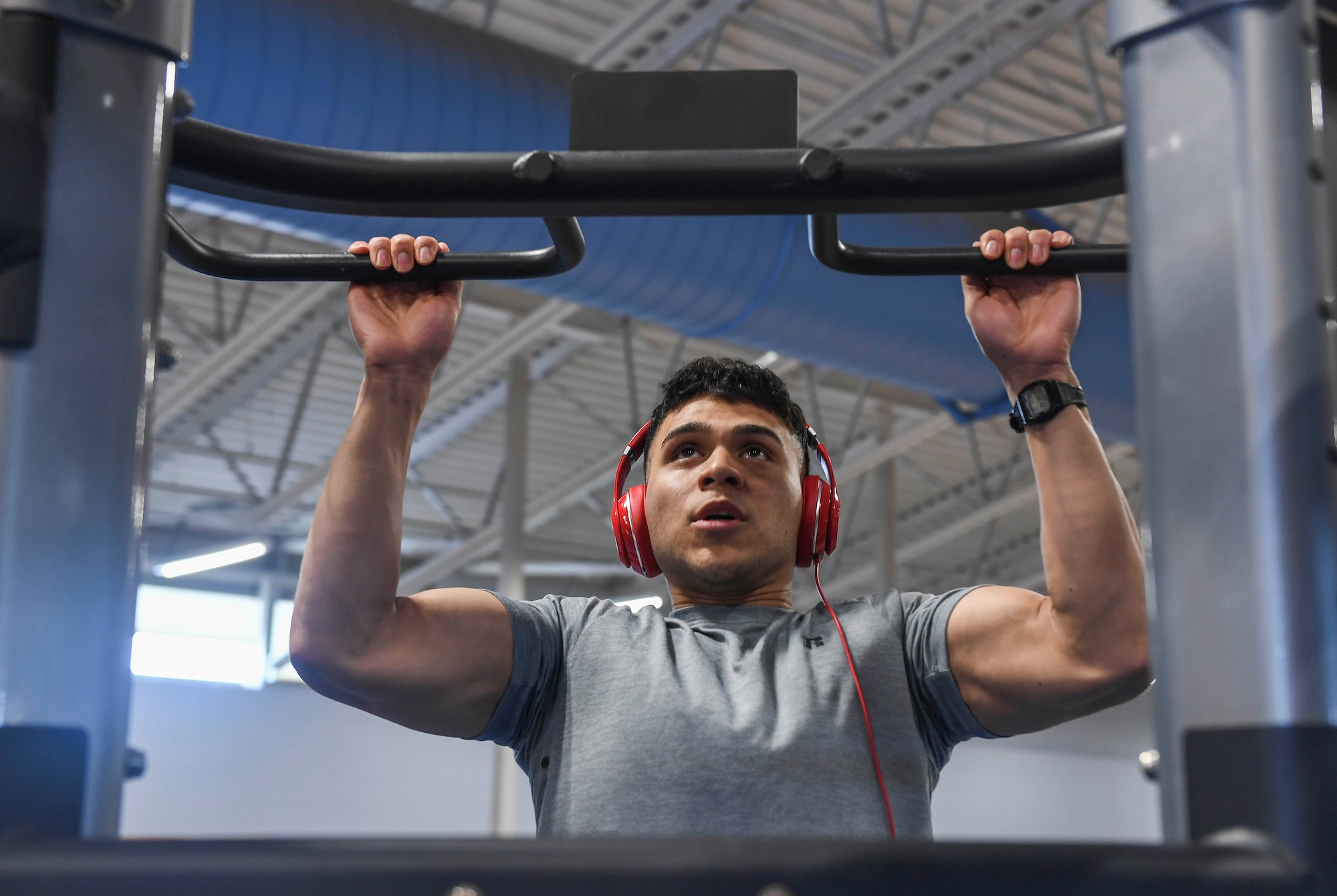 Team Minot Airmen competed in the fourth annual Winter Games at the McAdoo Fitness Center at Minot Air Force Base, N.D. The Winter Games consisted of several events, including volleyball, soccer, a bench press competition and a three-point shootout contest.