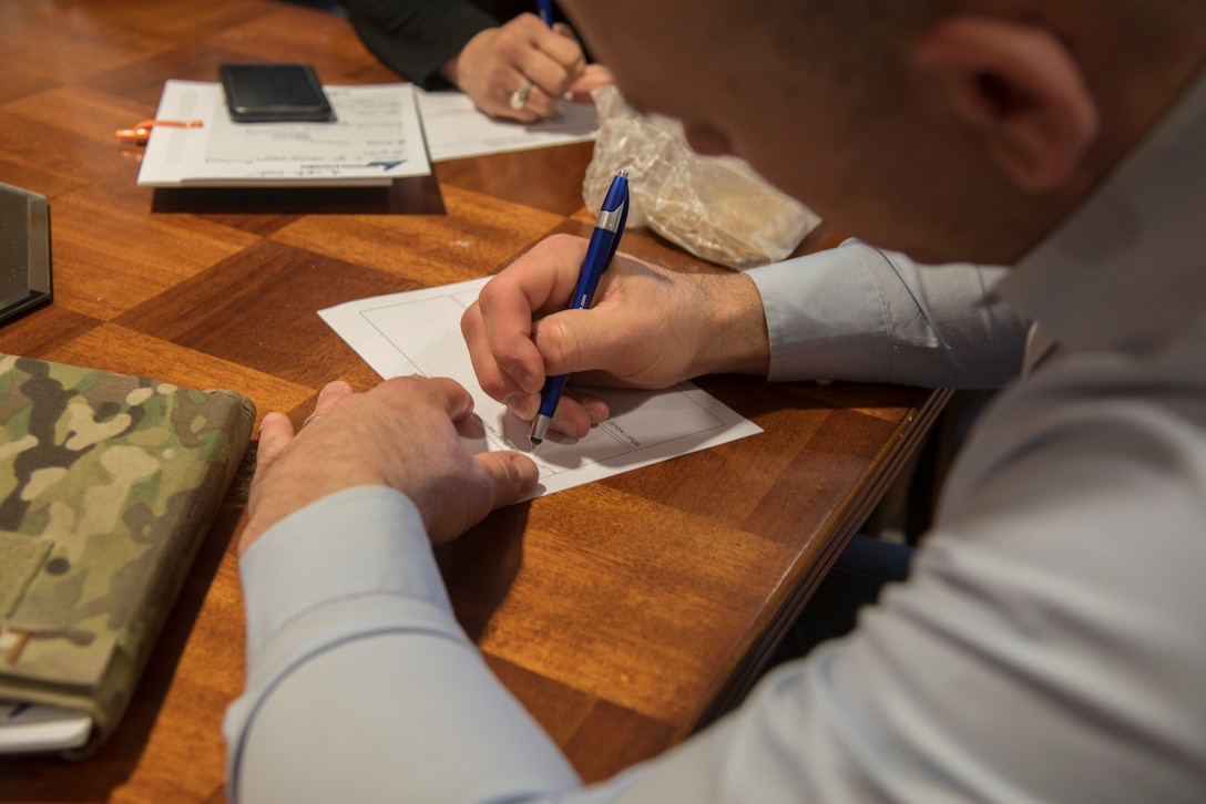 Leadership Moody strives to diversify and grow the skill sets of its students by integrating them with civic leaders in the community to discuss leadership, lessons learned and best practices. (U.S. Air Force photo by 1st Lt. Kaitlin G. Toner)