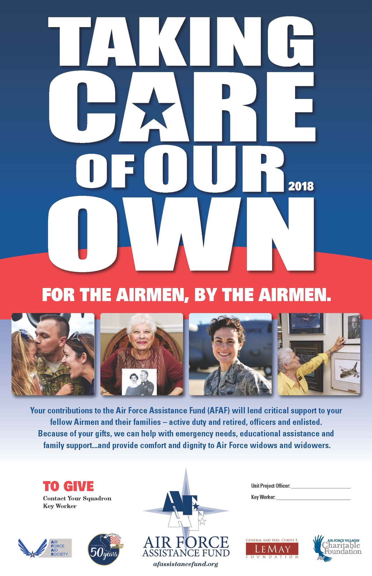 This year's Air Force Assistance Fund campaign kicks off March 26. (U.S. Air Force graphic)