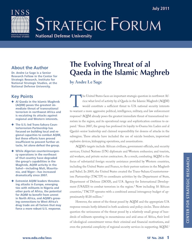 The Evolving Threat of al Qaeda in the Islamic Maghreb