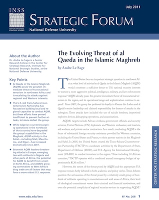 The Evolving Threat of al Qaeda in the Islamic Maghreb