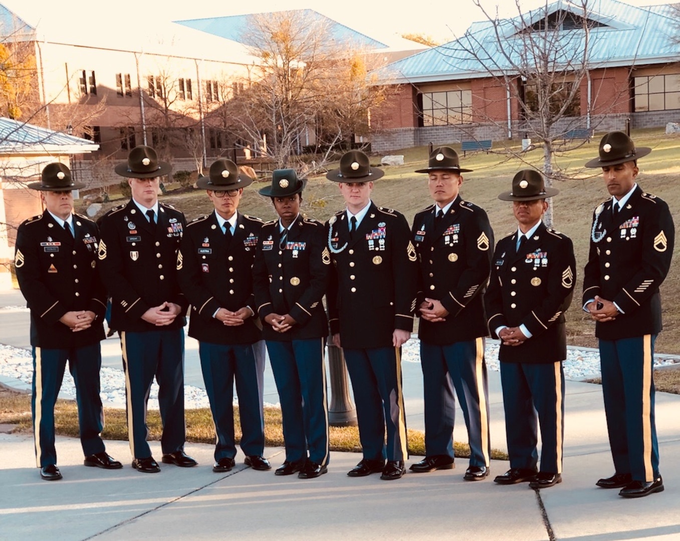 Army Medical Department Center and School graduates of the first Drill Sergeant Conversion Course at Fort Jackson, SC.