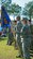 Senior Master Sgt. Kimberly Perez, 2nd Special Operations Squadron first sergeant, bears the 919th Special Operations Group guidon