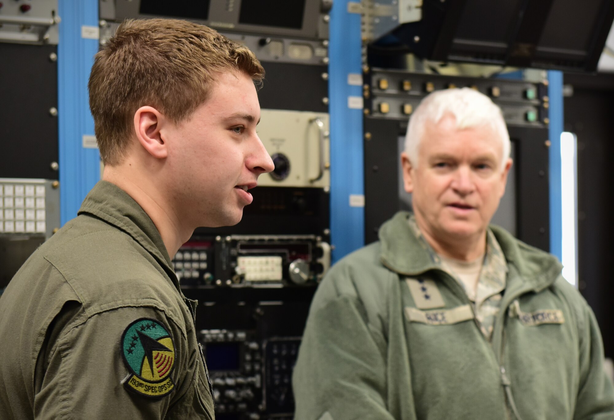 Air National Guard director and command chief visit 193rd Special Operations Wing