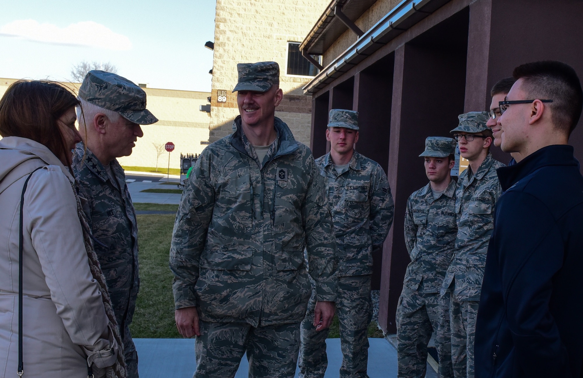 Air National Guard director and command chief visit 193rd Special Operations Wing