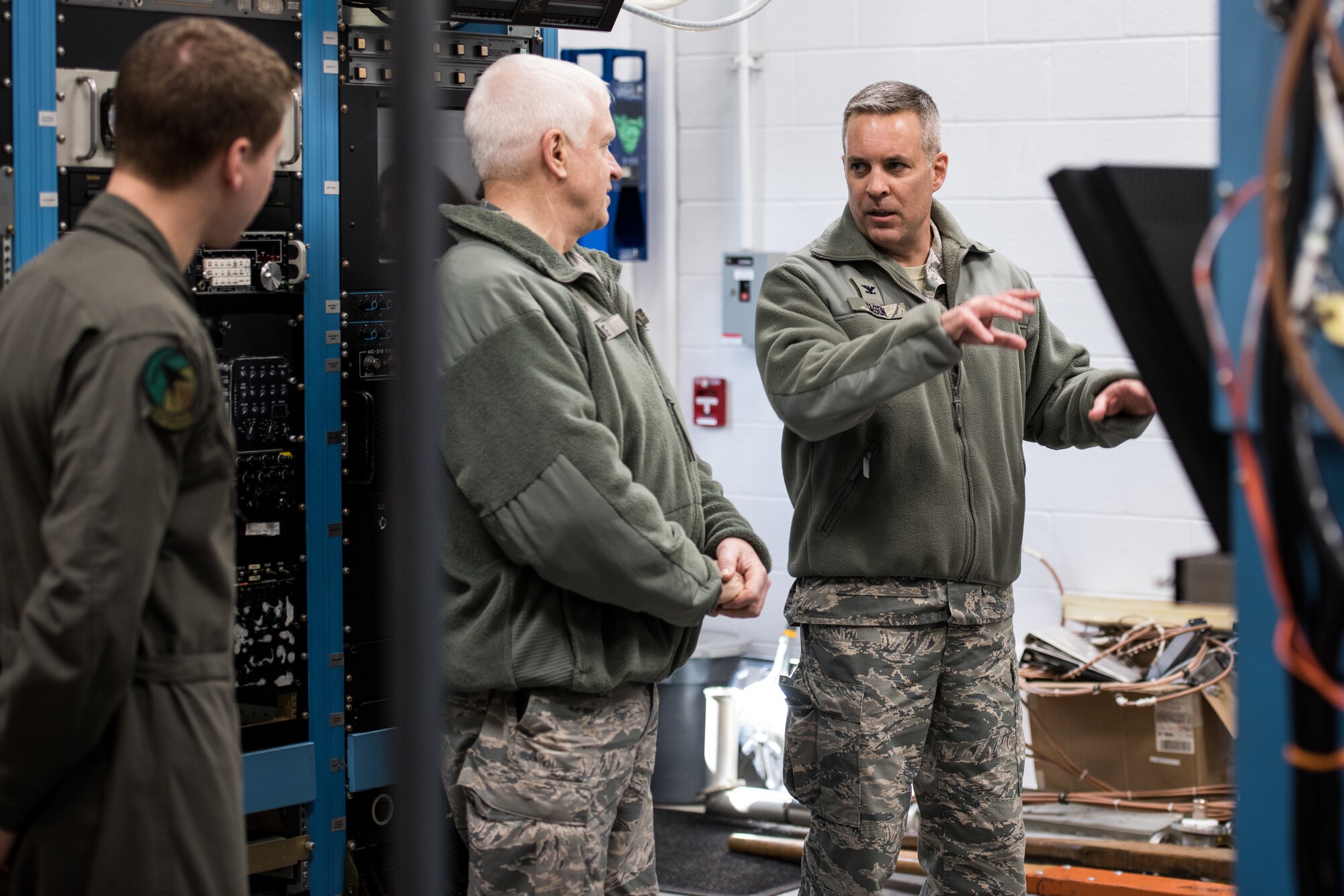 Air National Guard director and command chief visit 193rd Special Operations Wing