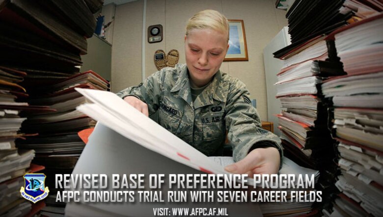 Revised BOP program; AFPC conducts trial run with seven career fields