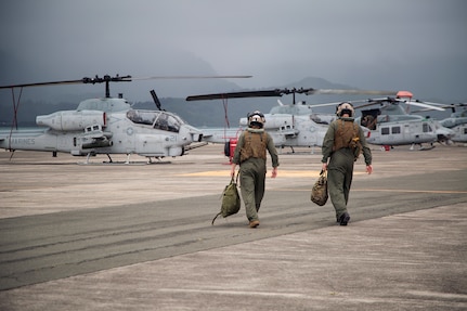 HMLA-367 bids farewell to AH-1W Super Cobra helicopters