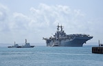 USS Wasp Arrives in Okinawa After Completing Series of Flight Operations with F-35B Lightning