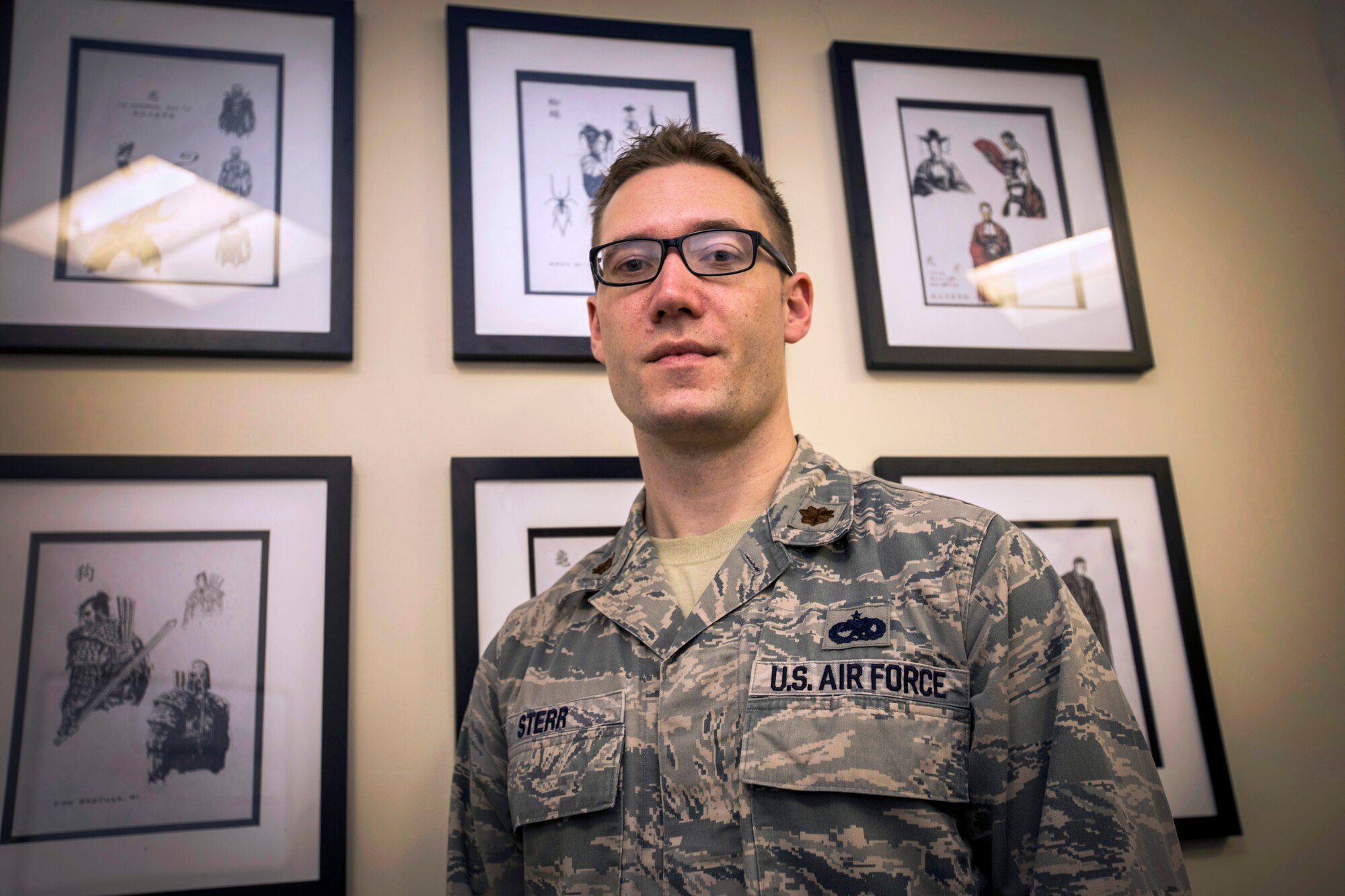 Portrait of U.S. Air Force Reserve Maj. Jason A. Sterr, executive officer for the 514th Air Mobility Wing at Joint Base McGuire-Dix-Lakehurst, N.J., Feb. 21, 2018. (U.S. Air Force photo by Master Sgt. Mark C. Olsen)