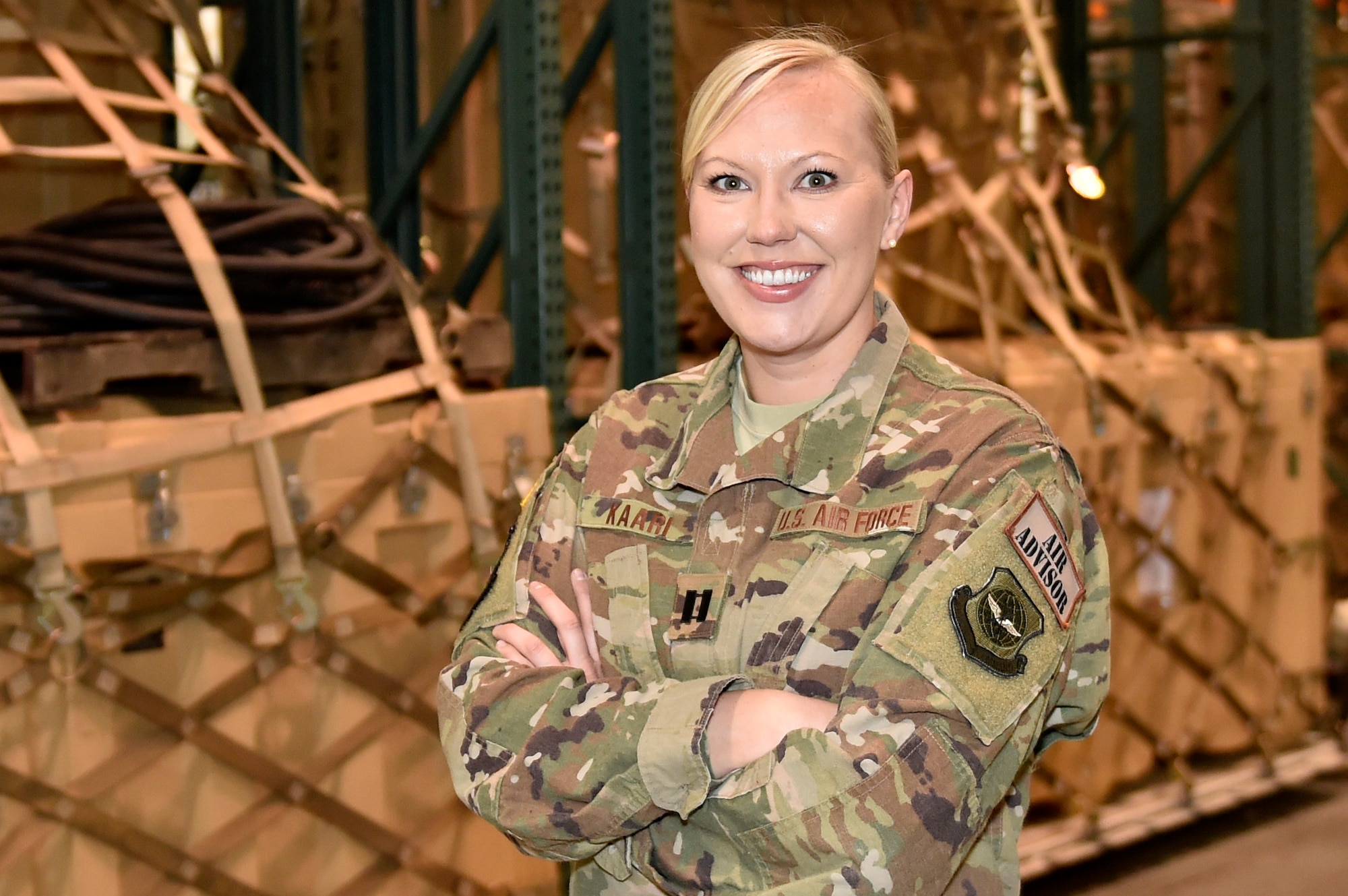 Capt. Stephanie Kaari a Logistics Officer assigned to the 571st Mobility Support Advisory Squadron, at Travis Air Force Base, Calif., recently received notification she was selected to attend the 2018 United Nations Logistics Officer Course in Bangladesh starting this fall. The board considered 30 applicants before selecting Kaari to be the first U.S. Air Force representative to attend the UN Logistics Officer Course. The course prepares participants for work in all aspects of logistics in a UN operation, including the ability to differentiate between national and UN logistic responsibilities. (U.S. Air Force photo by Teach. Sgt. Liliana Moreno/Released)