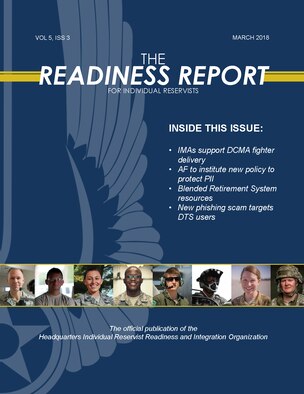 The Readiness Report is published monthly for Individual Reservists.