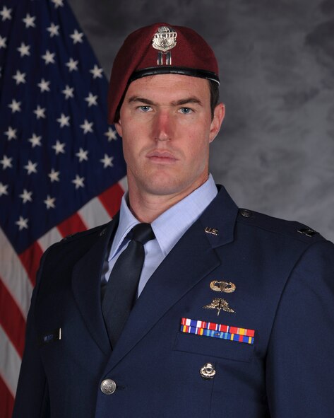 Captain Mark Weber, Combat Rescue Officer, 38th Rescue Squadron, Moody Air Force Base, Ga. (U.S. Air Force Photo by 23d Wing Public Affairs)