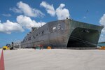 180316-N-ZW825-0193 NAVAL BASE GUAM (March 16, 2018) Military Sealift Command expeditionary fast transport ship USNS Brunswick (T-EPF 6) moors in Guam in support of Pacific Partnership 2018 (PP18). PP18’s mission is to work collectively with host and partner nations to enhance regional interoperability and disaster response capabilities, increase stability and security in the region, and foster new and enduring friendships across the Indo-Pacific Region. Pacific Partnership, now in its 13th iteration, is the largest annual multinational humanitarian assistance and disaster relief preparedness mission conducted in the Indo-Pacific.