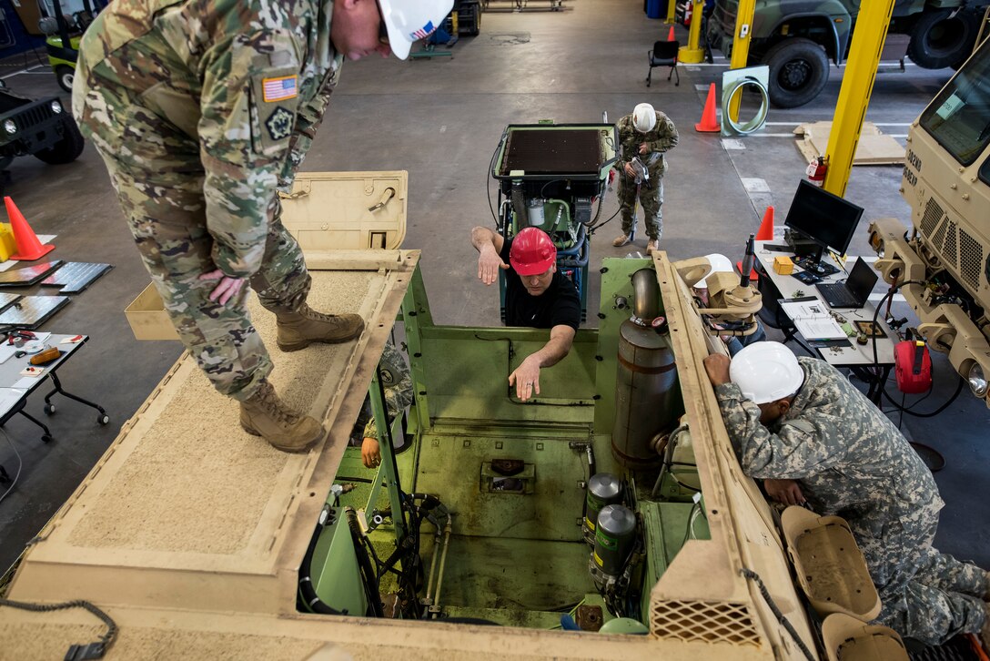 Armored Security Vehicle maintenance training