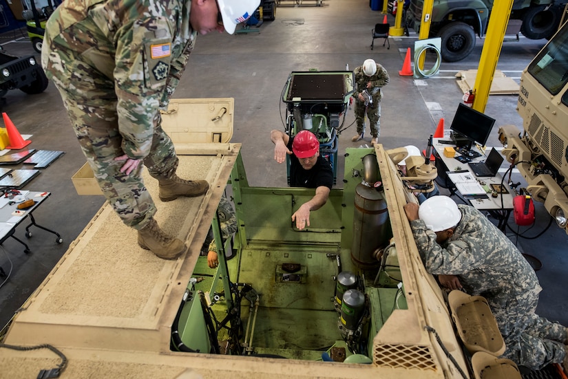 Armored Security Vehicle maintenance training