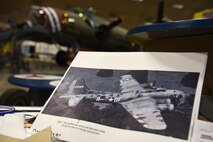 (03/01/2018) -- A view of the B-17F Memphis Belle during the restoration process. Plans call for the aircraft to be placed on permanent public display in the WWII Gallery here at the National Museum of the U.S. Air Force on May 17, 2018. (U.S. Air Force photo by Ken LaRock)
