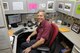 Arnold AFB STEM Coordinator Jere Matty at his desk