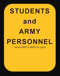 Students and Army Personnel login