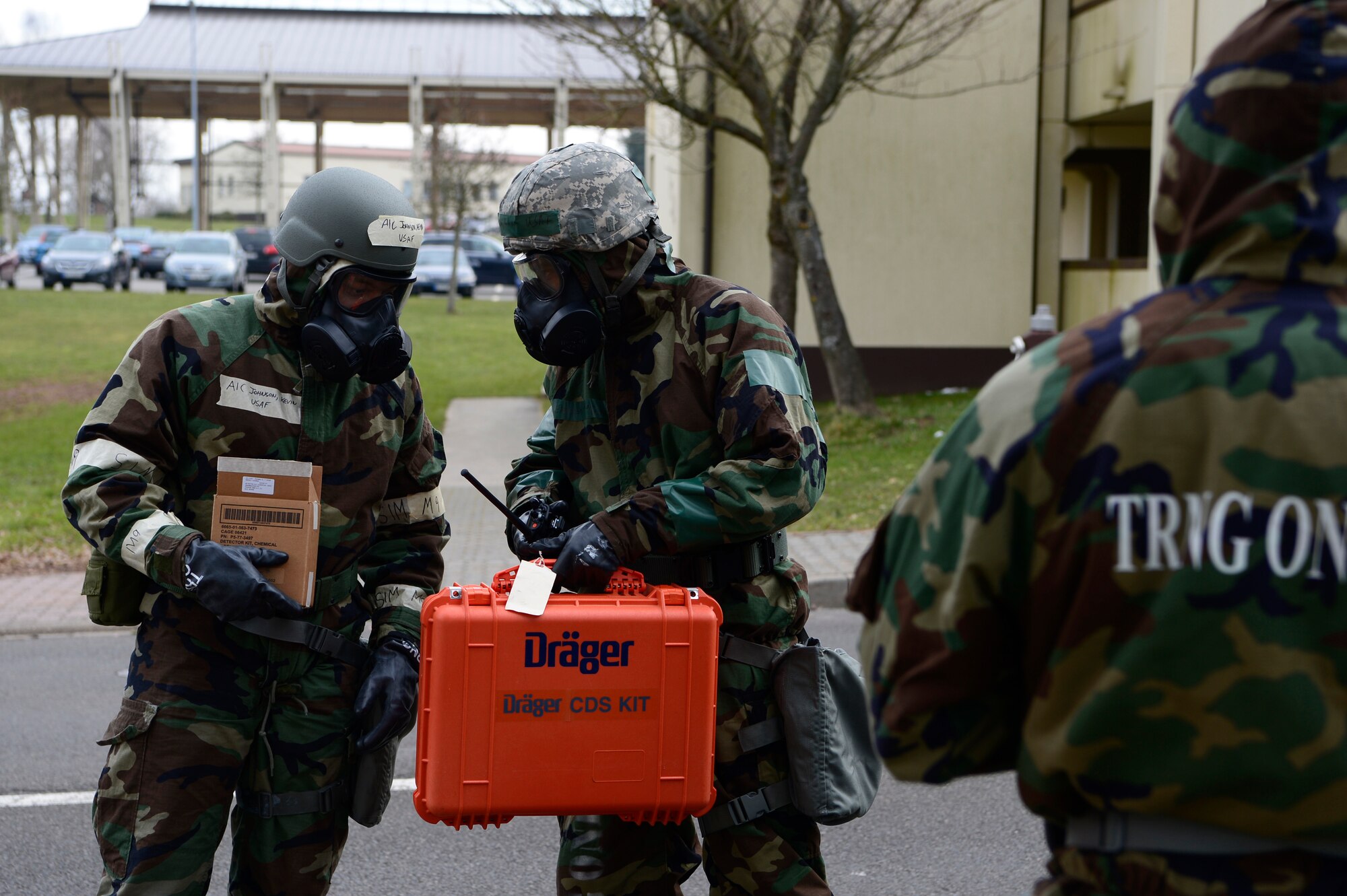 PAR teams complete sweeps after a simulated attack to identify hazards.