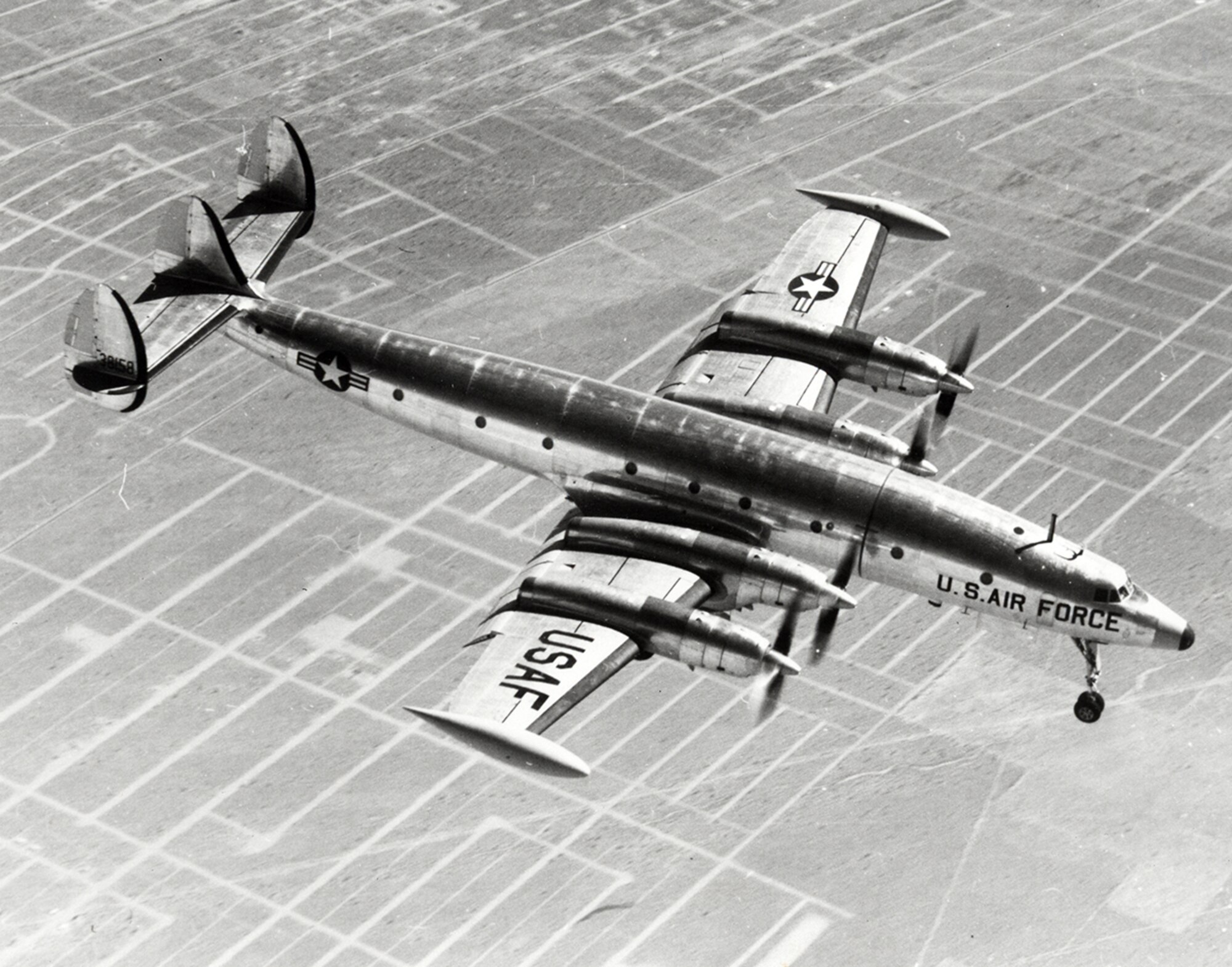 Lockheed YC-121F (Edwards History Office photo)