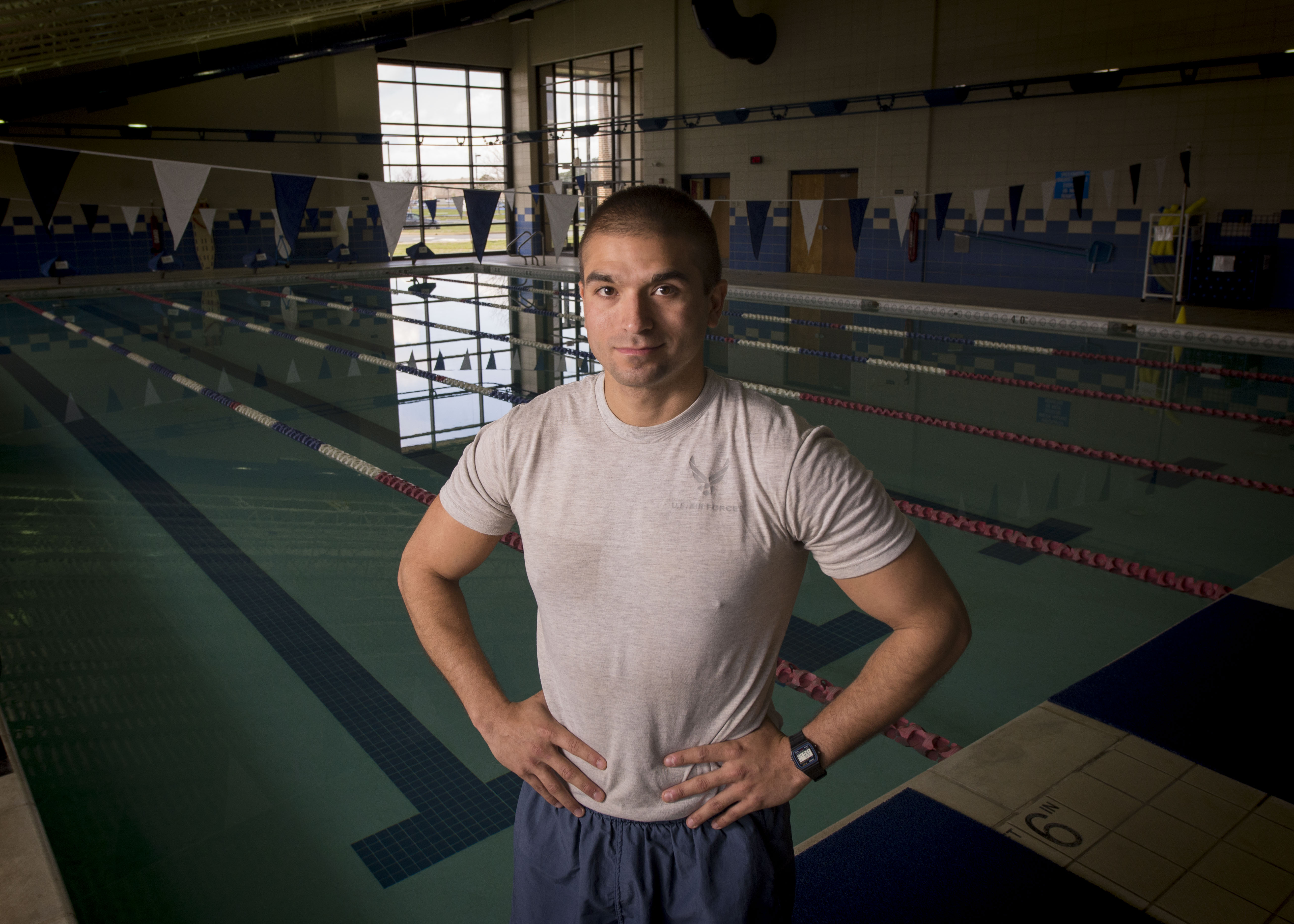 JBLE Airman overcomes struggle by paying it forward