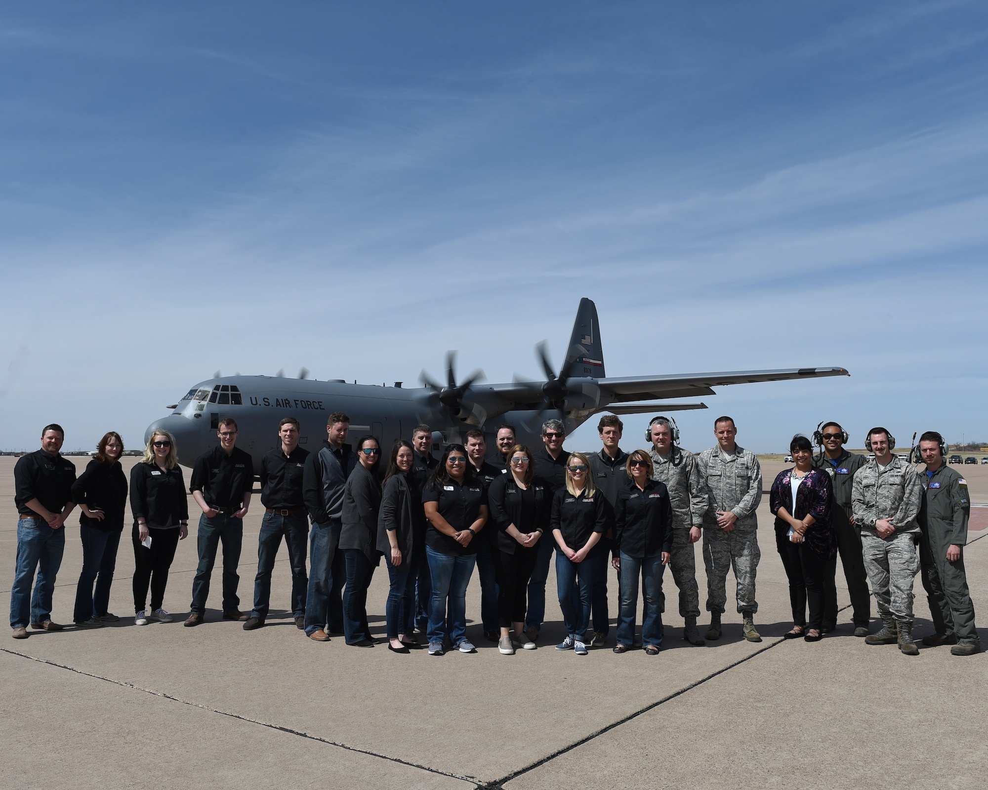 Abilene leaders tour Dyess Air Force Base