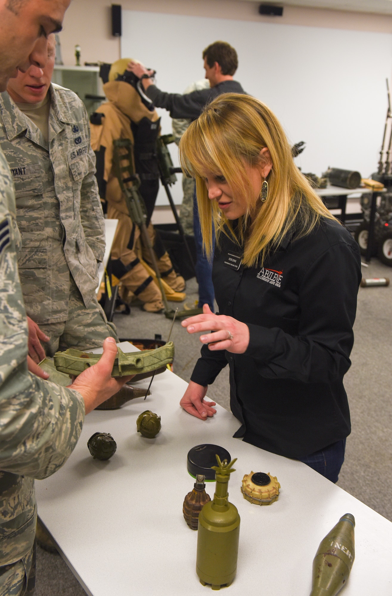 Abilene leaders tour Dyess Air Force Base