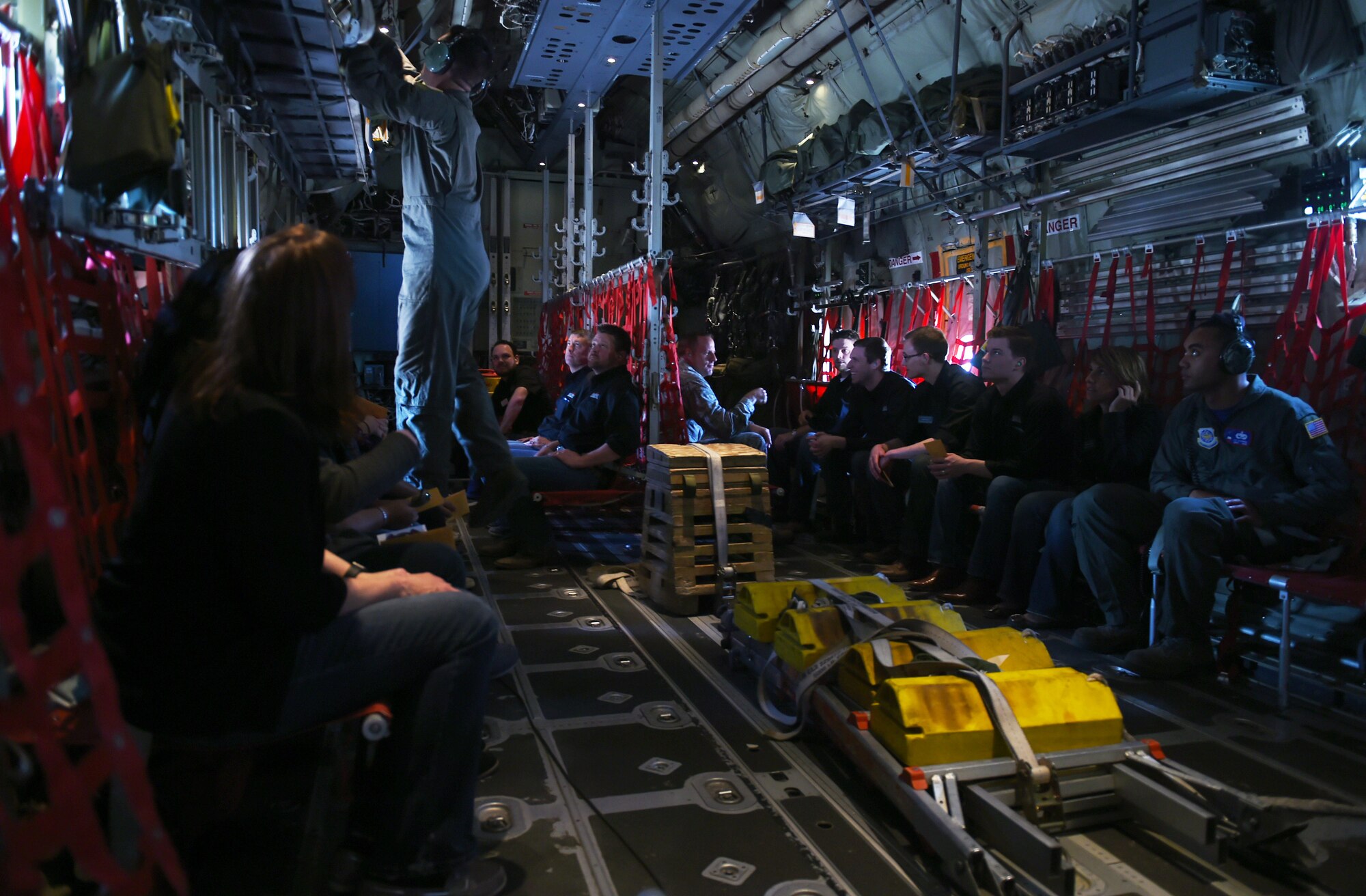 Abilene leaders tour Dyess Air Force Base