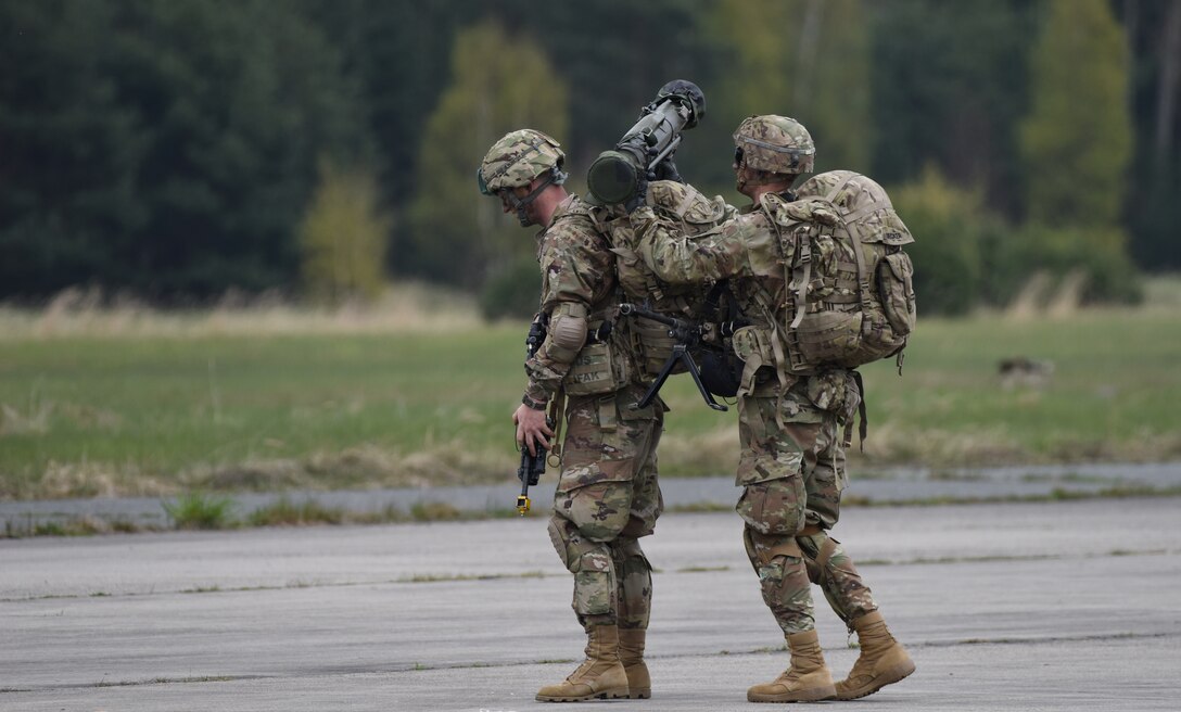 Sky Soldiers from C Company, 2nd Battalion, 503rd Infantry Regiment, 173rd Airborne Brigade
