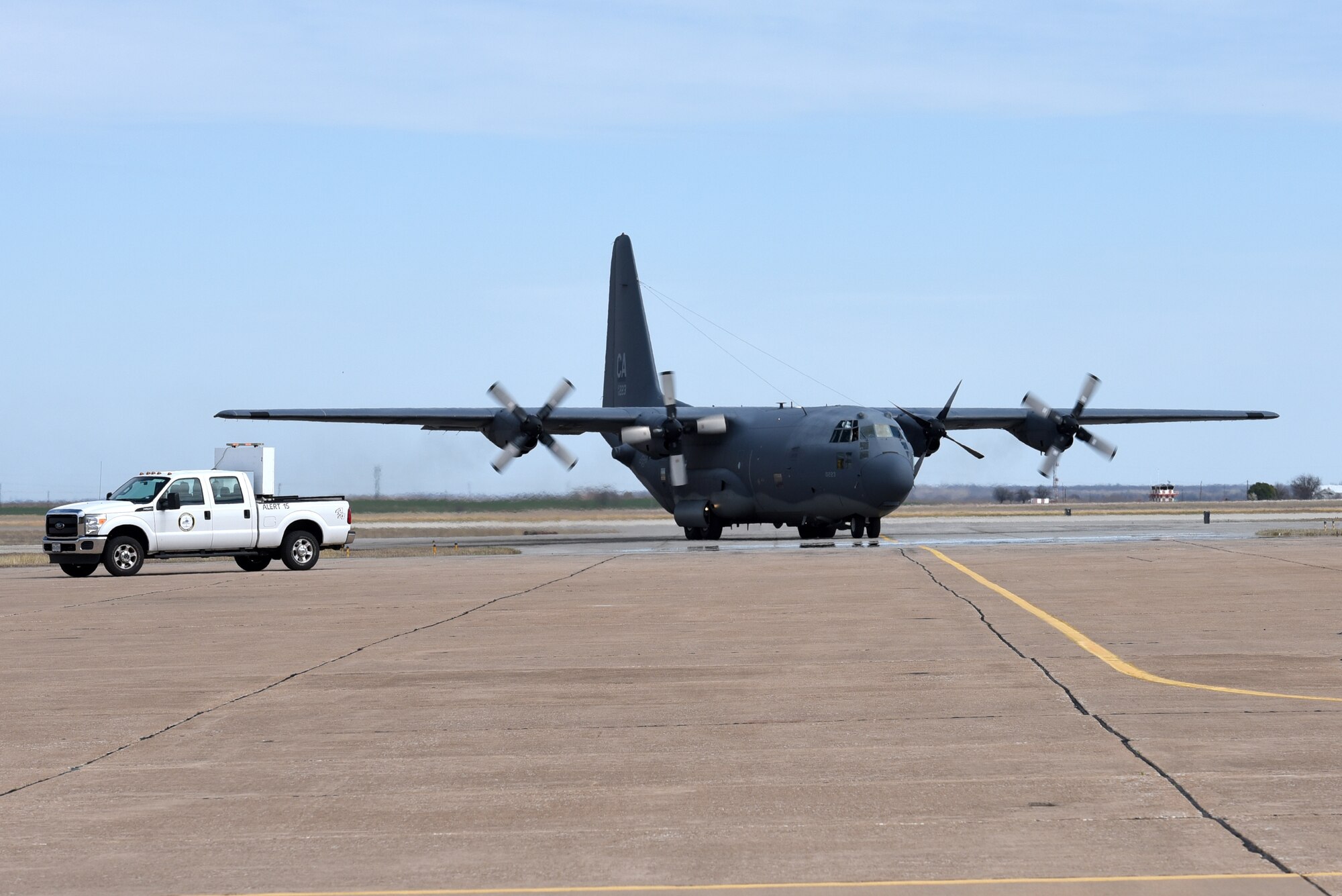 MC-130P Combat Shadow arrives at Sheppard